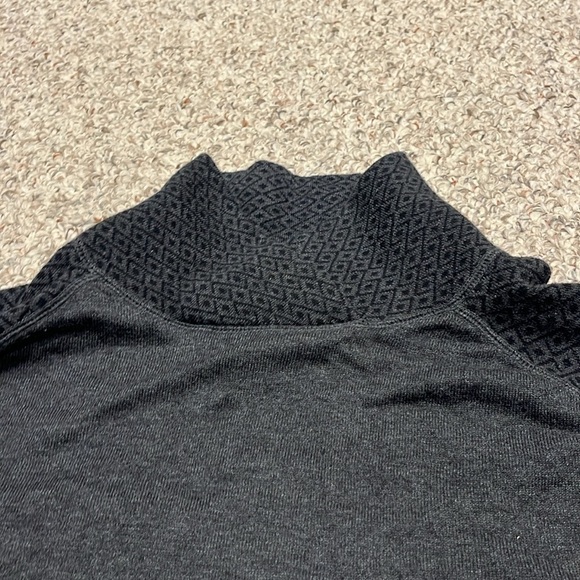 Dakini Turtleneck Sweater Pullover Geometric Pattern Cotton Blend Sz 1X - Picture 3 of 7